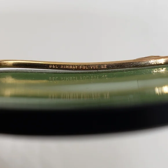 Vintage B&L Bausch & Lomb 12K Gold Filled Sunglasses Rimway Ful-Vue /w Case - Picture 4 of 11